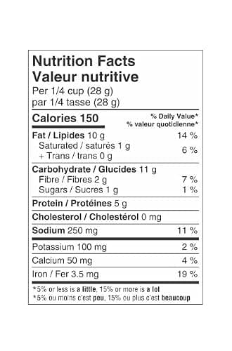 naturSource Artisanal Weekend Tamari Snack Mix, Made in Canada Value Size Re-Sealable Pack (550 g)