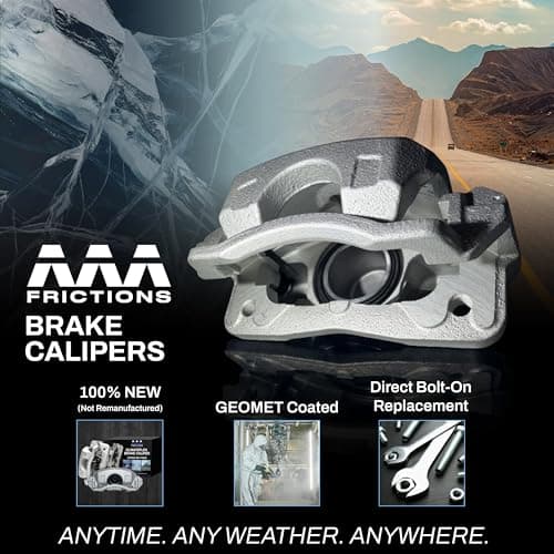 AAA Frictions ClimateFlex Front Brake Calipers Pair Set for Jeep Wrangler 2007-2018 | All Season Caliper Brake Reliability with ClimateFlex Seals