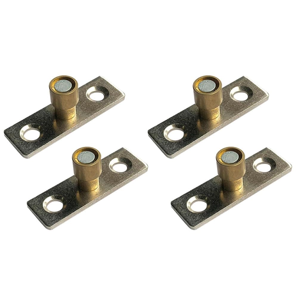 4 piezas de guía para puerta corredera, rueda de guía con topes localizadores de 10 mm de diámetro para puerta de gabinete del suelo del hogar