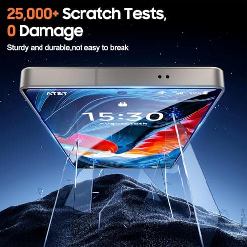UniqueMe for S25 Ultra Screen Protector - 2 PACK Tempered Glass for Samsung Galaxy S25 Ultra,[Fingerprint Unlocking] Easy Installation,Bubble-Free,9H Hardness,HD-Clear,3D Full-coverage