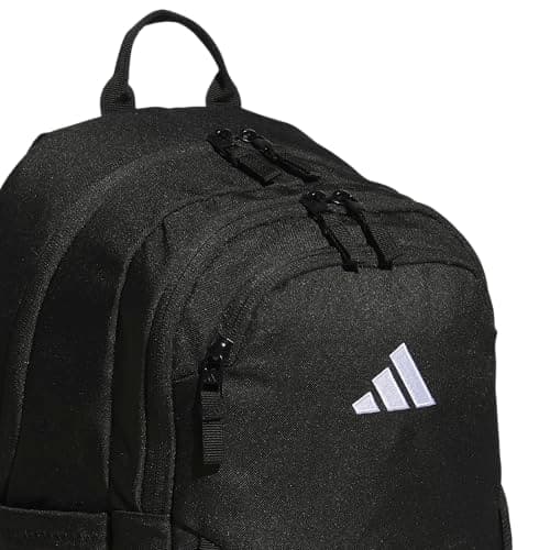 adidas Amplifier Backpack for Laptop, School and Gym, 28L, Black/White/Regular, OSFA — view 3