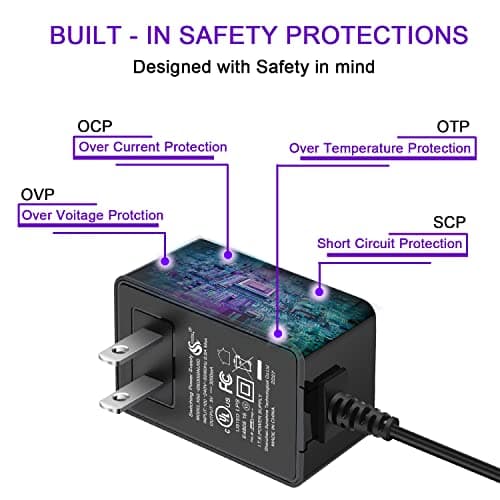 [UL Listed] iUniker Raspberry Pi Power Supply with Switch 15W 5V 3A Micro USB Raspberry Pi 3 b+ Power Switch (UL Listed)