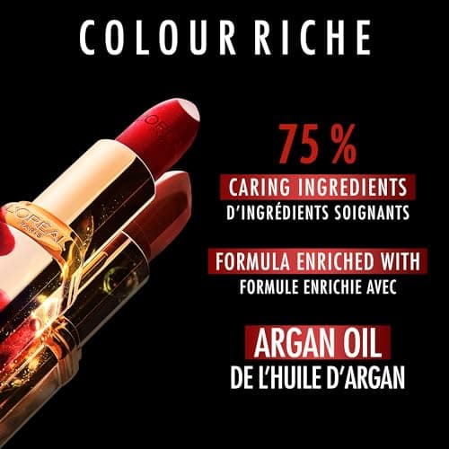 L'Oreal Paris Colour Riche Lipstick, Creamy, Long-Lasting, Lipstick for Women, Enriched Argan Oil and Vitamin E, 800 Fairest Nude, 0.13 oz (pack of 1)