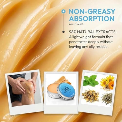 Nerve Relief Cream, Neuro Magnesium Support Balm for Nerve & Joint Support, Cooling Herbal Balm with Magnesium, Arnica, Menthol & Chamomile, Soothing Muscle & Joint Massage Cream (1 pc) — view 5