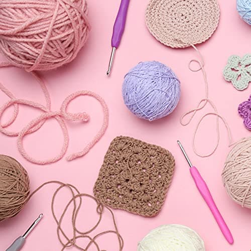 Crochet Hooks 2.5mm 3.5mm 4.5mm Crochet Needles QLRFFLJOY 3 pcs Crochet Hook Set DIY Yarn Weaving Tools for Knitting Gloves, Shoes, Bags, Hats, Socks, Scarf — view 3