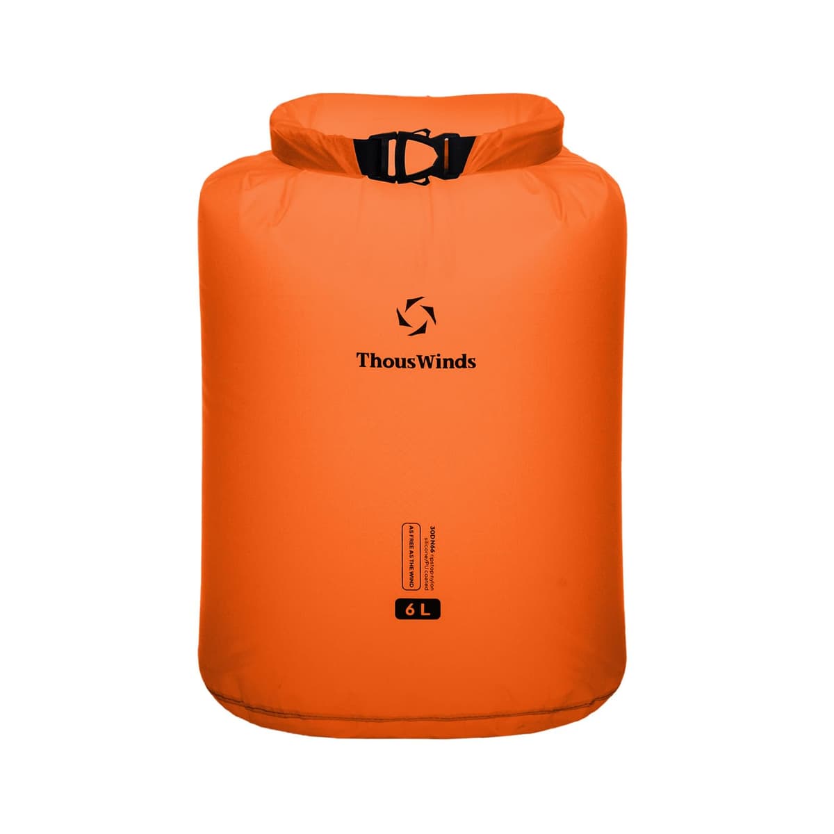 Thous Winds 6L Dry Bag, Lightweight Waterproof Bag, Roll Top Design for Camping, Travel, Paddle Board, Boating Essentials