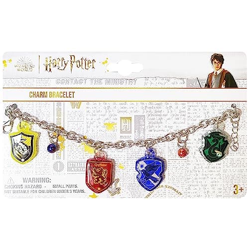LUV HER Harry Potter 7" Bracelet with 4 Metal Charms, for Boys and Girls, Ages 3+ — view 3