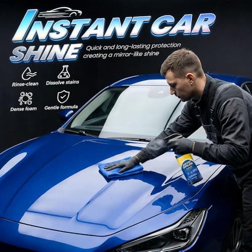 Quick Effect Car Coating Spray, Waterless Wash & Polish, Car Coating Spray for Shine & Protection, Quick Acting Paint Protection and Glass Cleaner (1pcs) — view 5