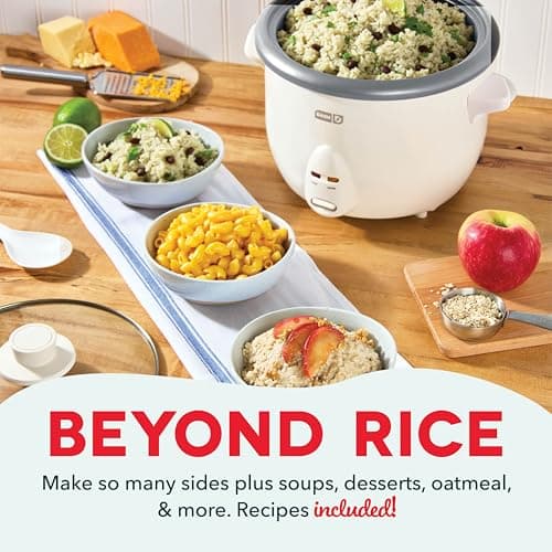 Dash Family Sized Rice Cooker - Large-Capacity Rice Cooker - Features Ceramic, Nonstick Surface & Keep Warm Function - Great for Convenient Meal Prep & Family Meals - 20 Cups Cooked / 10 Cups Uncooked — view 2