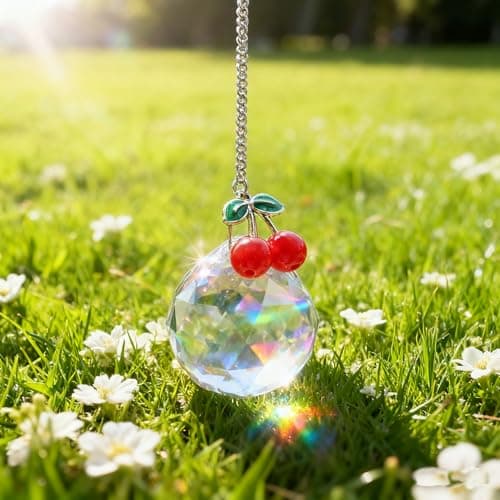 Birthday Gifts for Women Friendship,Girl Friend Gifts for Women Mom Sister Friends Girls,2 Pieces Crystal Ball Suncatcher Ball(Round) — view 3