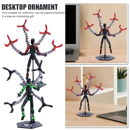 T13 Action Figure (Assembly Completed) Titan 13 Dummy 13 Robot 13 Figure 3D Printed Articulated Multi-Jointed Movable Robot Model (RD Tentacle)