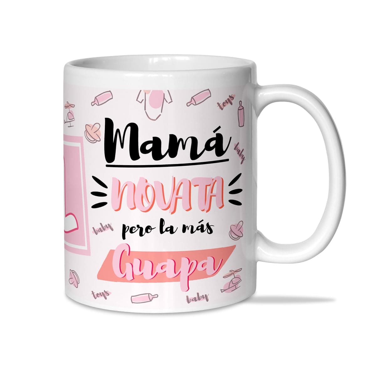 Taza Mamá Primeriza – Regalo Original para Futuras Mamás y Día de la Madre – Detalle Emotivo para Embarazadas – Mama Novato - taza futura mama