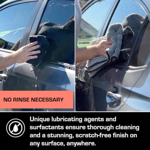 Ethos Hybrid Ceramic Rinseless Car Wash - Spot Free Rinse for Cars Waterless Wash - No Rinse Wash - Spot Free Car Wash (16oz) — view 2