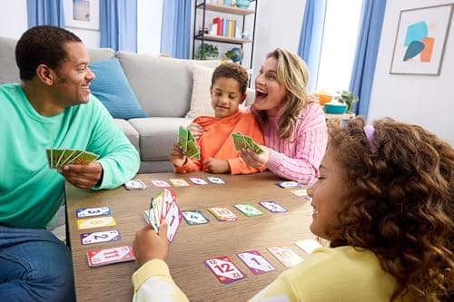 ​Mattel Games Skip-Bo Card Game for Kid, Adult & Family Nights, Color Blind Accessible Deck for 2 to 6 Players Ages 7+