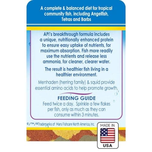 API TROPICAL FLAKES Fish Food .36-Ounce Container — view 2