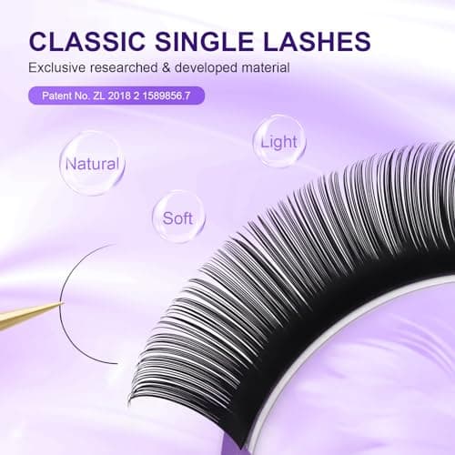 NAGARAKU Classic Individual Lash Extensions 0.05 D 12mm For Volume Fans