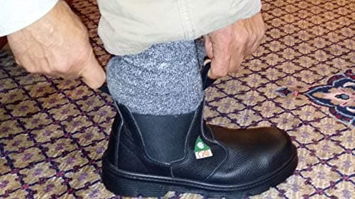 D5 CSA Approved Safety Shoes, Construction Boots, Work Sh (7 men US, Brown)