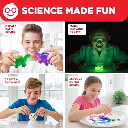 Doctor Jupiter Super Science Kit for Kids Age 8-12 | STEM Toys for Ages 8-9-10-11-12-13-14 with 100+ Experiments | Birthday Gift Ideas for Boys & Girls 8+ Years Old | Crystal Growing Chemistry Set — view 3
