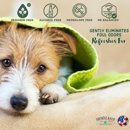 ShowSeason Degreaser Dog Shampoo, 1 Gallon - Cuts Grease and Grime, Releases Mats and Tangles, Made in The USA, Paraben Free, Biodegradable, Non-Toxic, Cruelty-Free