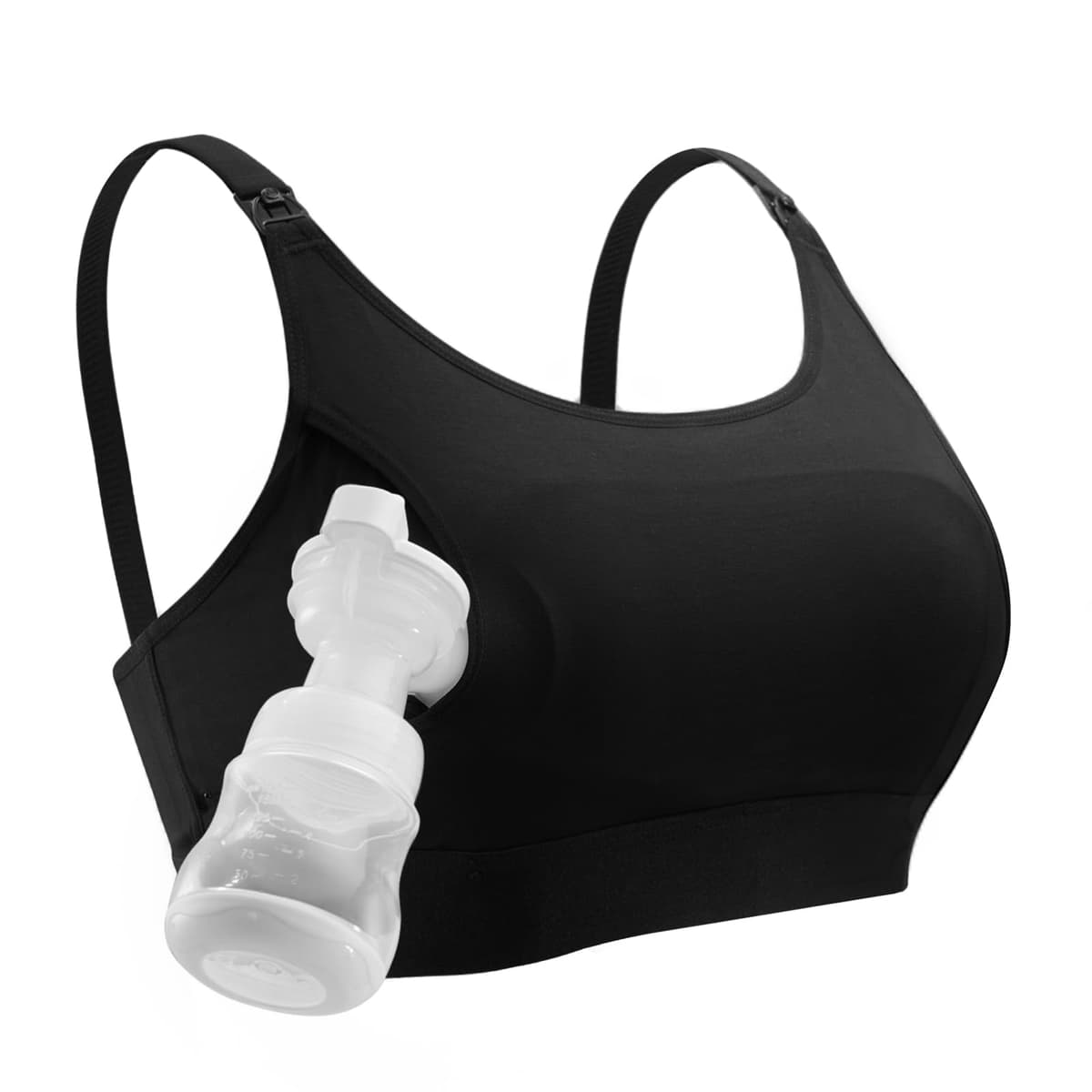 momcozy Hands Free Pumping Bra, Adjustable Breast-Pumps Holding Bra, Pumping & Nursing in One