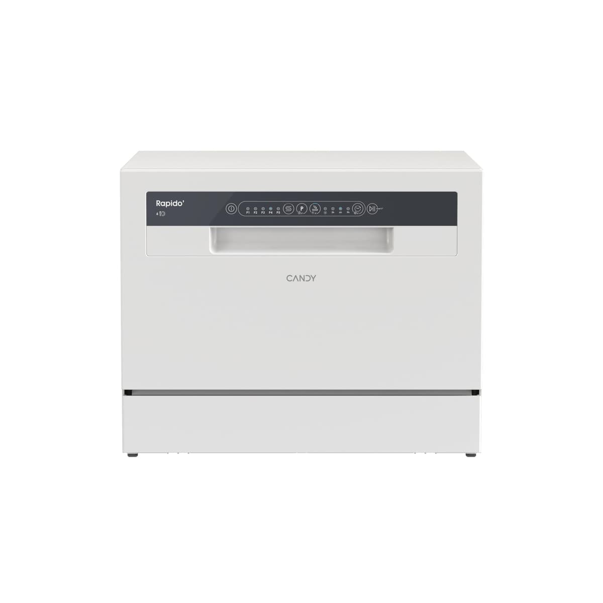 Candy Table Top Dishwasher CP 6E51LW-80 - White - 6 Place Settings
