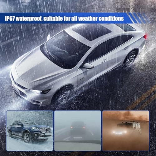 KPFILEH 2PCS 9006 Car LED Fog Light Bulbs, 12V 5630 33-SMD Anti-Fog Lights — view 4