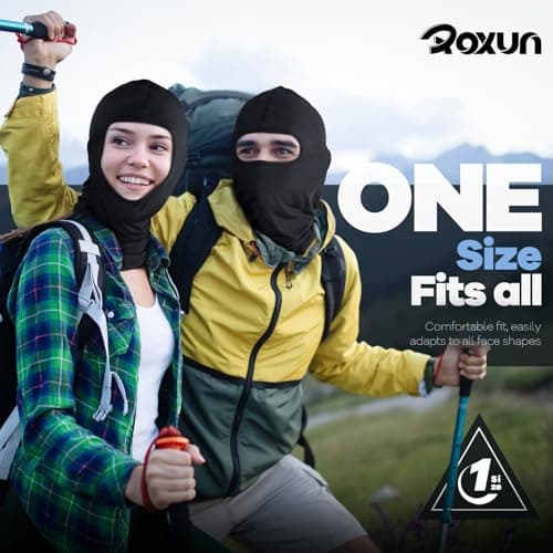 ROXUN Balaclava Ski Mask, 5 Pack Neck Gaiter Motorcycle Summer Cooling — view 4