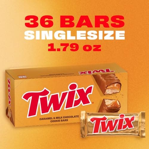 TWIX Full Size Milk Chocolate Caramel Cookie Candy Bars, Bulk, 36 ct — view 5