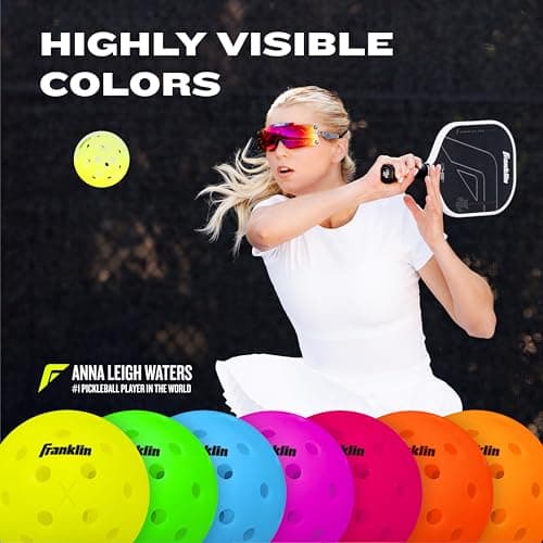 Franklin Sports x-40 Performance Outdoor Pickleballs - Usapa Approved (12 Pack) — view 3