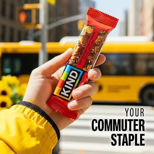 KIND Healthy Snacks Bars, Dark Chocolate Cherry Cashew, Gluten Free, High Fiber Snacks, 4g Protein, 12 Count — view 4