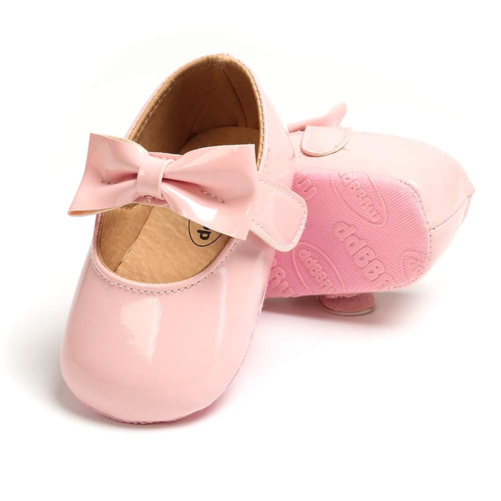 RVROVIC Baby Girl Moccasins Infant Princess Sparkly Premium Lightweight Soft Sole Prewalker Toddler Girls Shoes
