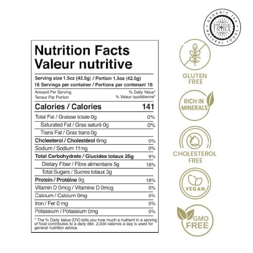 Pride Of India - Indian Whole Brown Crimson Lentils - 1.5 lbs (680 gm) Jar - Healthy Culinary Nutritious Lentils - Rich in Protein (9g) and Dietary Fiber (5g) per Serving (16 Servings) -Amazing Value