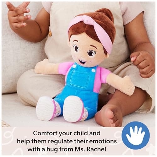 Ms. Rachel Official Cuddle & Comfort Doll, 11” Premium Plush Baby Toy, Toddler Toys for Girls & Boys for Ages 6 Months to 3+ — view 4