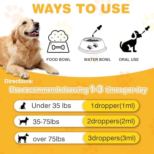 Natural Yeast Infection Treatment for Dogs,Supports Healthy Itch Relief,Inflammation Relief,Allergy Relief & More,Dog Ear Infection Treatment,Itch Relief for Dogs,Ear Infection Treatment for Dog — view 5