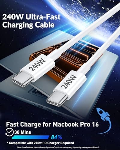 iPhone 17 16 15 Car Charger Fast Charging, 90W 4-Port USB C Fast Car Charger Cigarette Lighter Adapter with 240W 3FT USB-C Cable for iPhone 17/17 Pro/Air/17 Pro Max/16/16 Pro/ 15/15 Pro Max/Plus, iPad — view 5