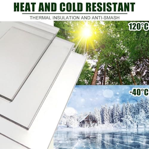 Polycarbonate Panel Roofing Sheets,Clear Acrylic Plastic Sheet,UV Protection,Outdoor Rainproof Roof Sheet,Sunroom Roofing Cladding,for Greenhouse,Awning Shed Cover,Easy Cut (0.6x2m(2x6.6ft))
