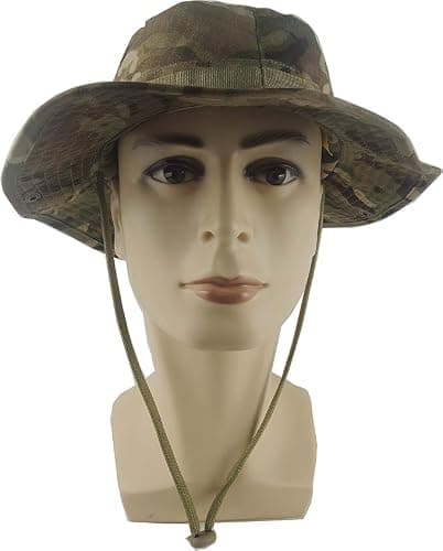 Hunting hat Camo hat Multicam Boonie Hat Military, Camo Boonie, Fishing Hats for Men,Unisex-Adults, Women's, Sun Hat, Beach, One Size