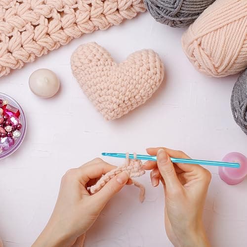 BokWin 12 Pack 5.0mm Aluminum Crochet Hook, Blue — view 3