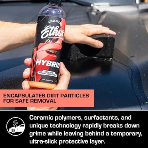 Ethos Hybrid Ceramic Rinseless Car Wash - Spot Free Rinse for Cars Waterless Wash - No Rinse Wash - Spot Free Car Wash (16oz) — view 4
