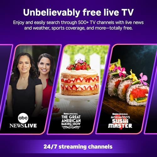 Roku Smart TV 2026 – 32-Inch Select Series, 1080p Full HD TV – Roku TV with Voice Remote – Flat Screen LED Television with Wi-Fi for Streaming Live Local News Sports & Movies, Bluetooth Headphone Mode — view 4