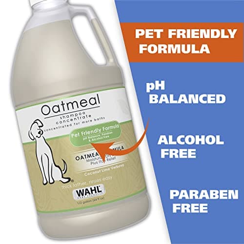 Wahl USA Dry Skin & Itch Relief Pet Shampoo for Dogs – Oatmeal Formula with Coconut Lime Verbena Scent - 64 Oz - Model 821004-050 — view 2