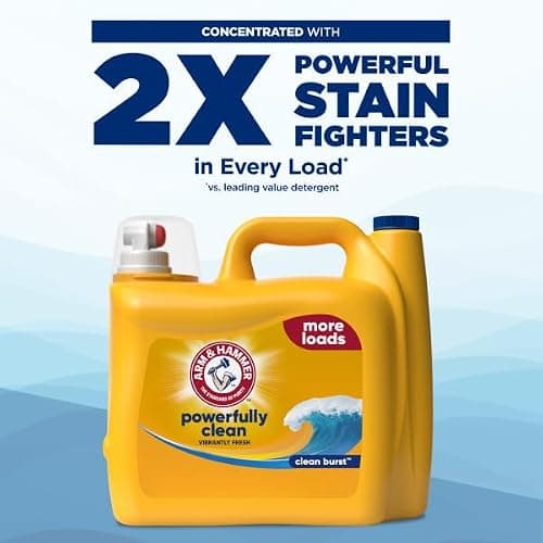 ARM & HAMMER Liquid Laundry Detergent, Clean Burst Fresh, 174 fl oz, 174 Loads — view 3
