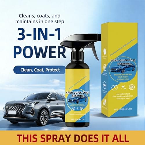 XAGMODSHN Quick Effect Car Coating Spray, Waterless Wash & Polish, Car Coating Spray for & Protection, Quick Acting Paint Protection and Glass ((1pcs) — view 5