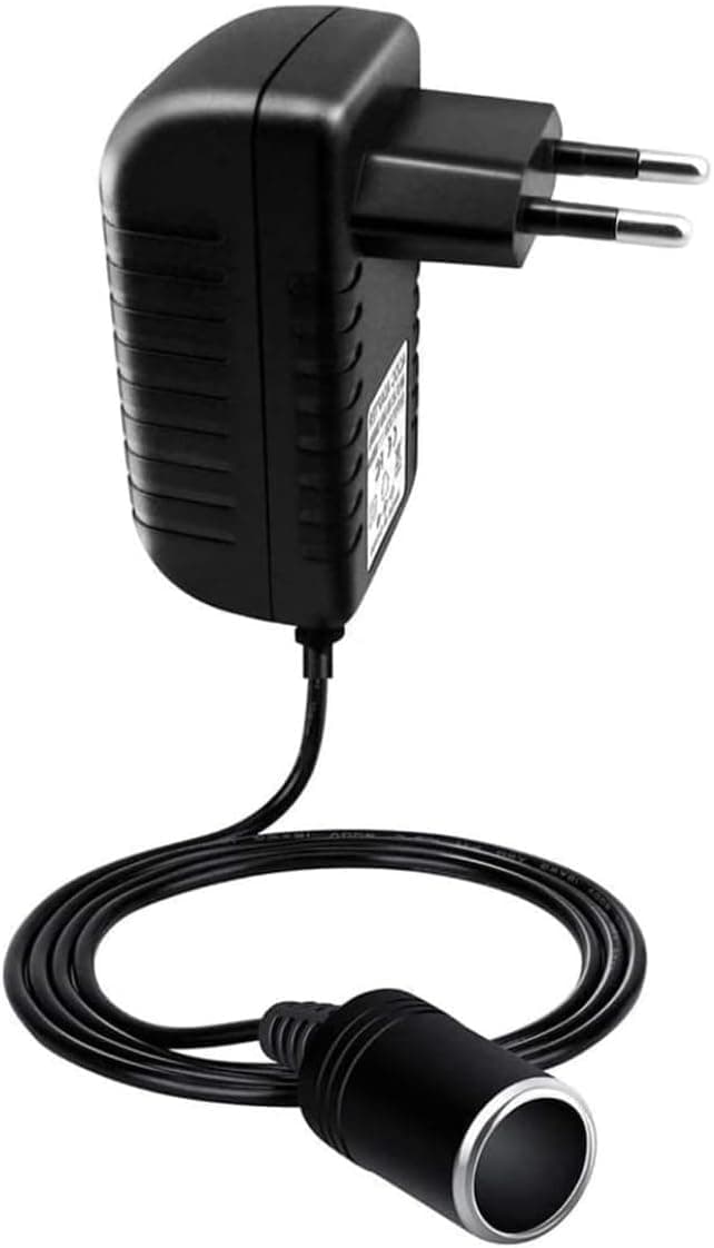 Cargador de Coche de 12 V 3 A convertidor de Voltaje de 220 V a 12 V Adaptador Encendedor de Cigarrillos para Nevera de Coche, Bomba de Aire, aspiradora de Coche