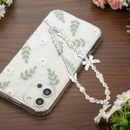 Phone Charms Strap Cellphone Charms 4 Pcs Camera Charm Strap Cute Phones Keychain Phones Bracelet Straps Phone Charm Wrist Straps for Bags Keychain Wallet Decoration Accessories for Women, Butterfly