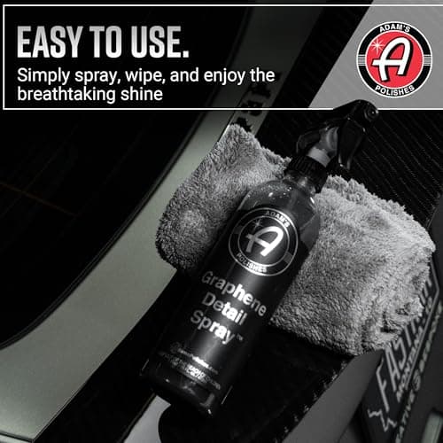 Adam's Polishes Graphene Detail Spray (2 Pack) - Extend Protection of Waxes, Sealants, & Coatings | Waterless Detailer Spray For Car Detailing | Clay Bar, Drying Aid, Add Ceramic Graphene Protection — view 5