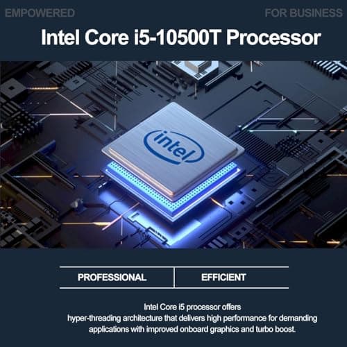Dell OptiPlex 3080 Micro PC | Intel Core i5-10500T | 16GB RAM | 512GB SSD | Windows 11 Pro | Wi-Fi+ BT | Mini Desktop Computer (Renewed) (16GB RAM + 512GB SSD) — view 4