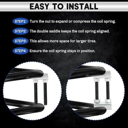 weyleity Coil Spring Spacers 4PCS 2-Way Adjustable Lift Or Lower Spring Spacer — view 4