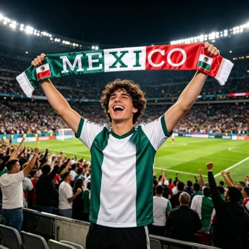 TOSOUATOP Scarf For World Cup 2026【HD Printing】【Druable】【Skin Friendly】 Mexico Soccer Scarf — view 3
