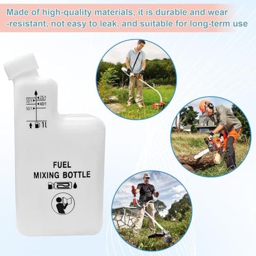 Mixing Bottle for Loading 2 Stroke Engines Oil Fuel, 4 Ratios 32:1/50:1/40:1/25:1 — view 5